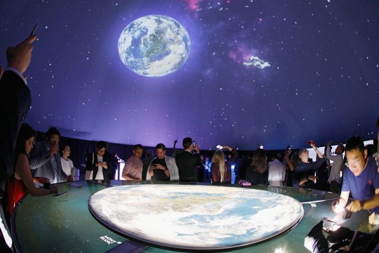 Montblanc StarWalker planetarium background