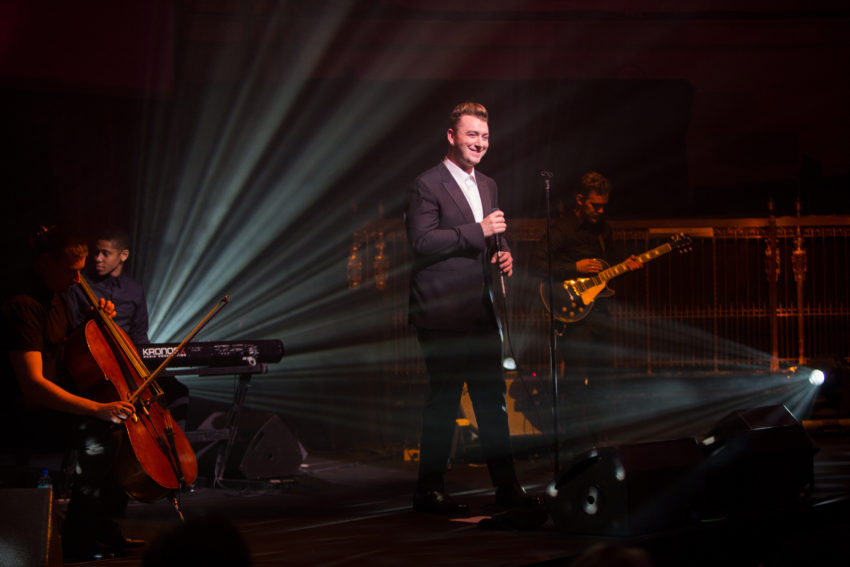 Sam Smith performance.